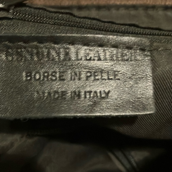 Borse in Pelle genuine leather handbag made in Italy - Picture 6 of 10